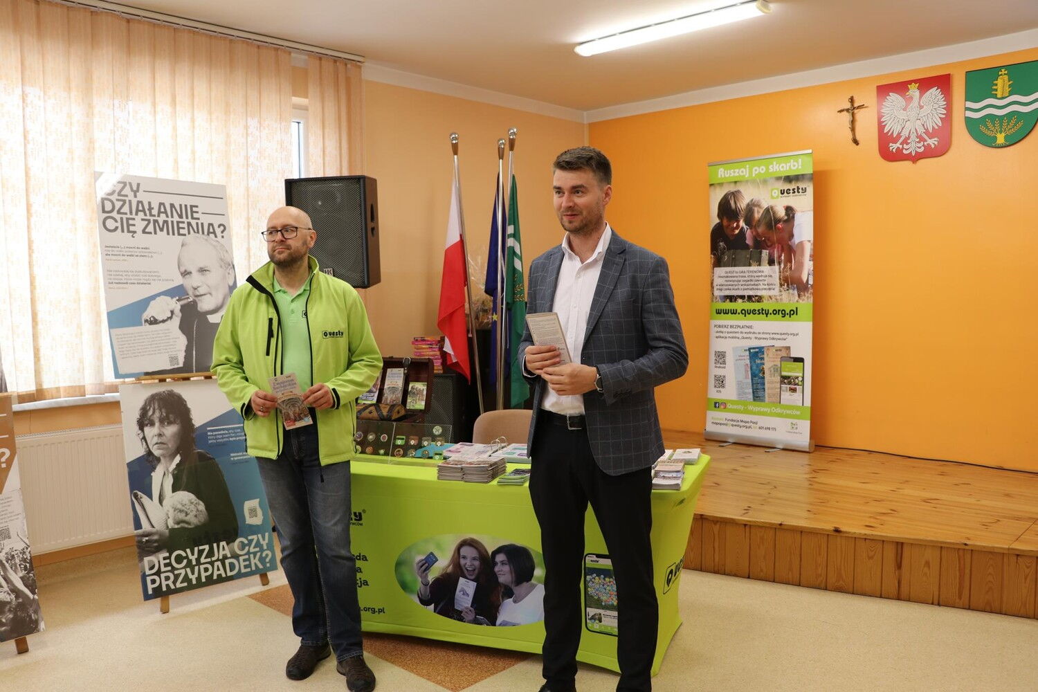 Inauguracja questu "Z majorem Sucharskim po Gręboszowie"