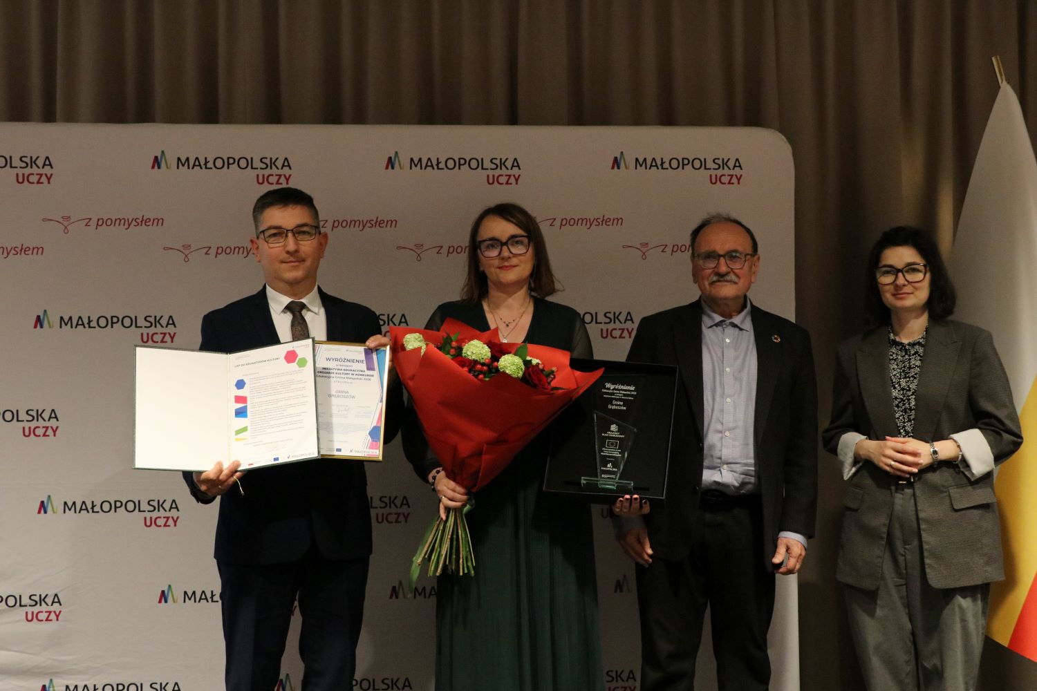 Wielki sukces Gminy Gręboszów! Prestiżowe wyróżnienie na gali „Rozwiń swoją gminę 2026” w Krakowie
