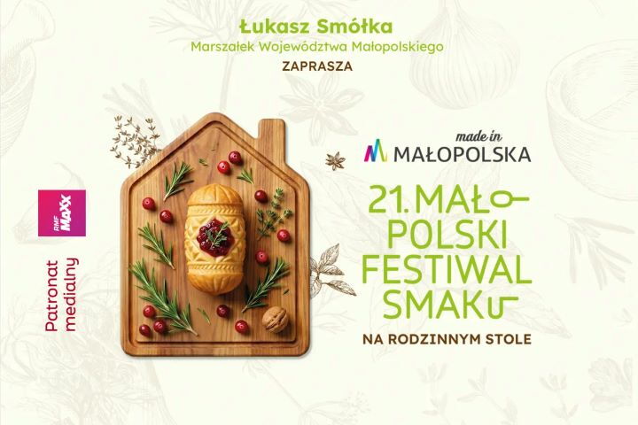 Plakat Małopolski Festiwal Smaku 2026 miniatura