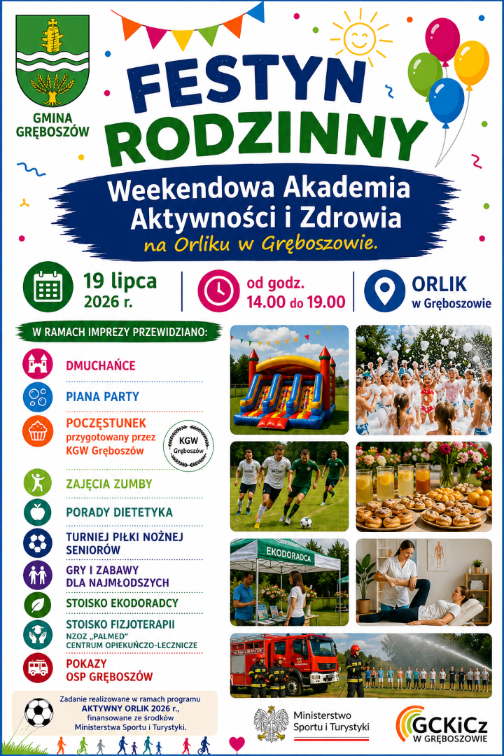 Plakat festynn rodzinny