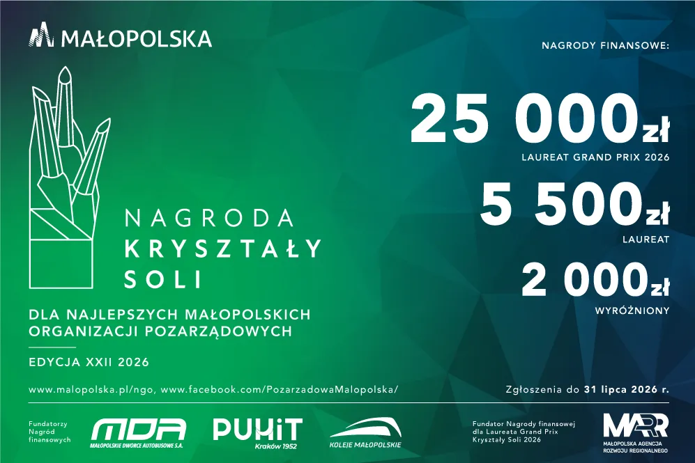 Plakat kryształy soli